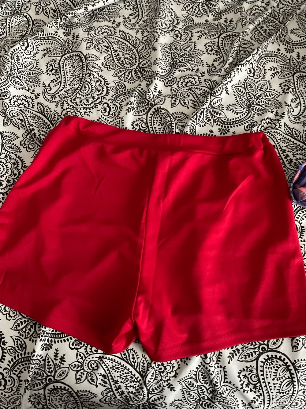 Women’s Red Pull-On Shorts with blazer